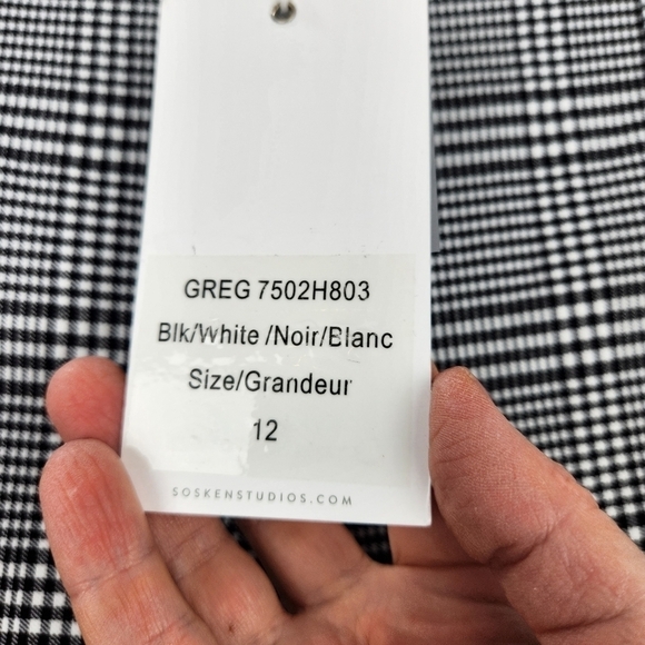 SOSKEN Studios Greg pants in plaid size 12 BNWT - Picture 8 of 13